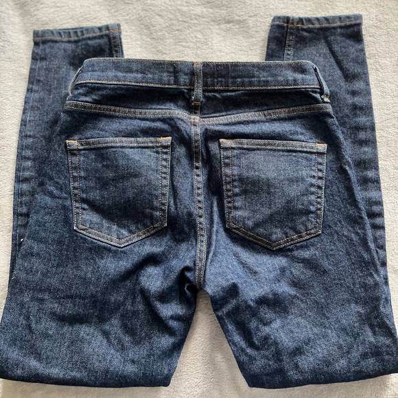 Everlane The Mid-Rise Skinny Jean in Dark Indigo ankle 26 - Picture 11 of 11